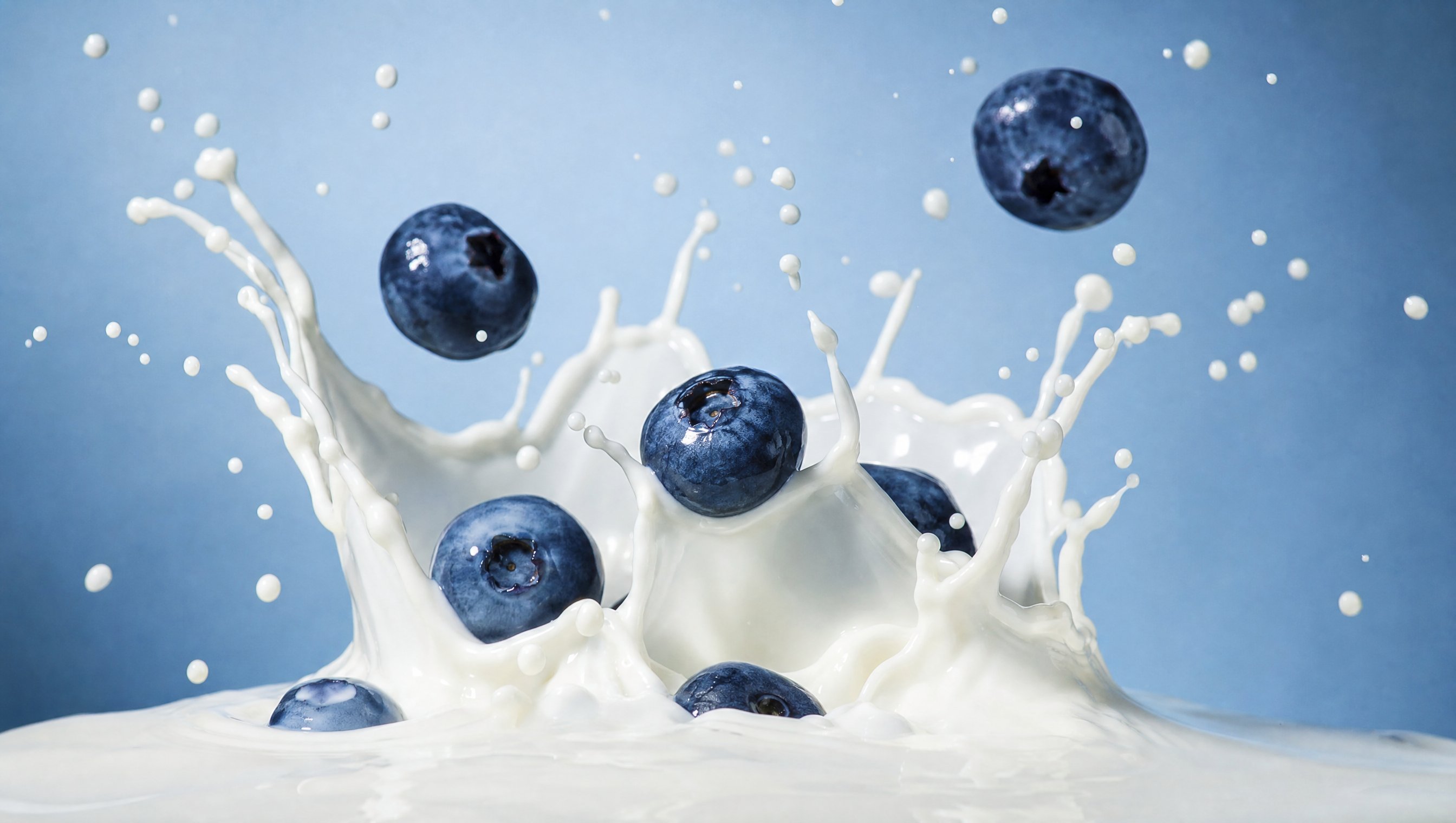[food item] splashing into [liquid type], captured at the exact moment of impact, dynamic splash... 2