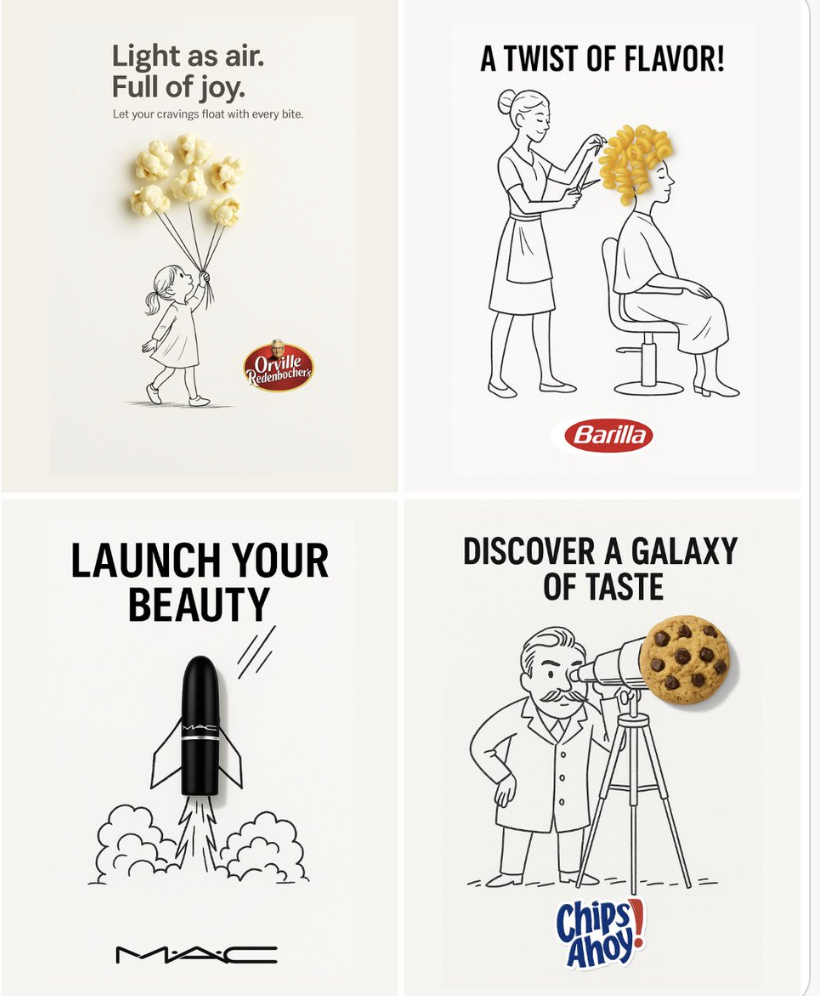 Creative advertising.