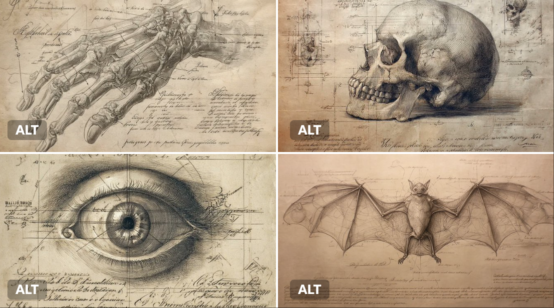 Anatomical studies during the Renaissance.