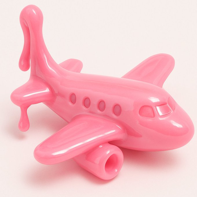 A toy transport truck made of slime. 2