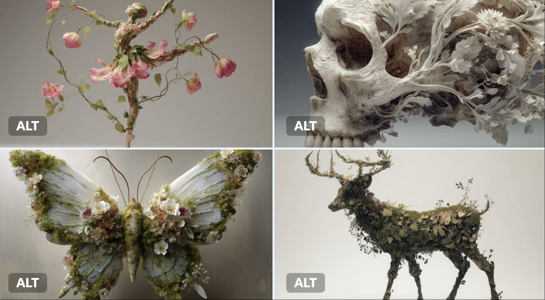 Plant sculpture