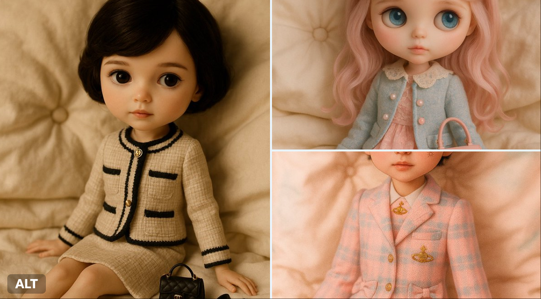 a doll from a fashion brand