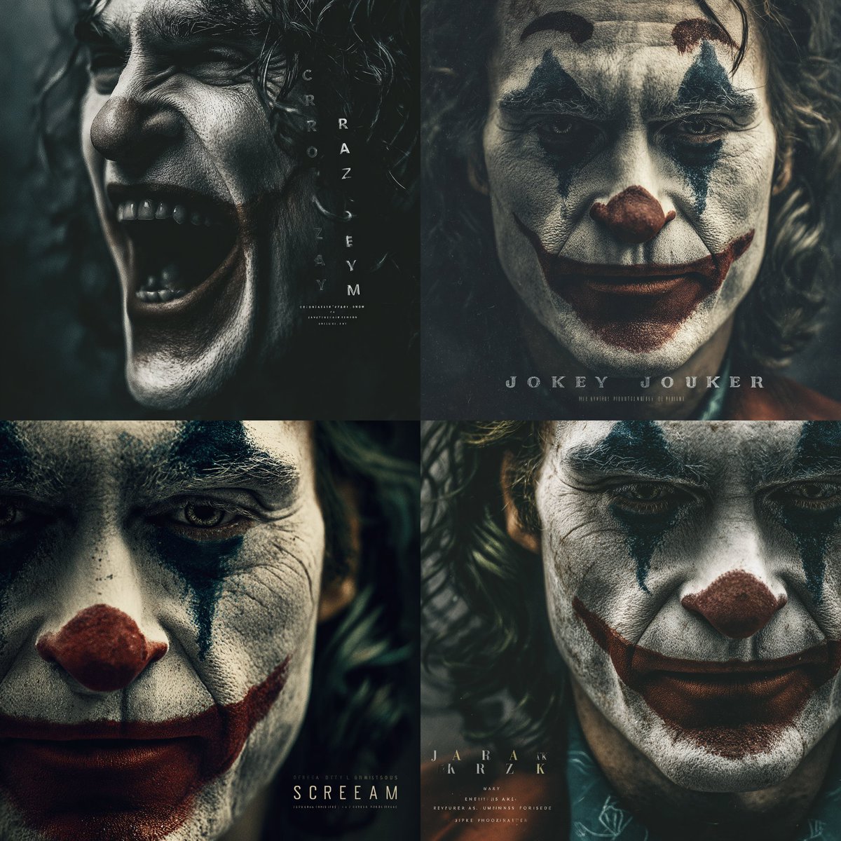 Generate realistic movie posters. 4
