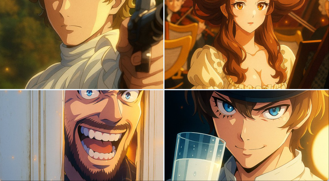 Modern digital anime style.