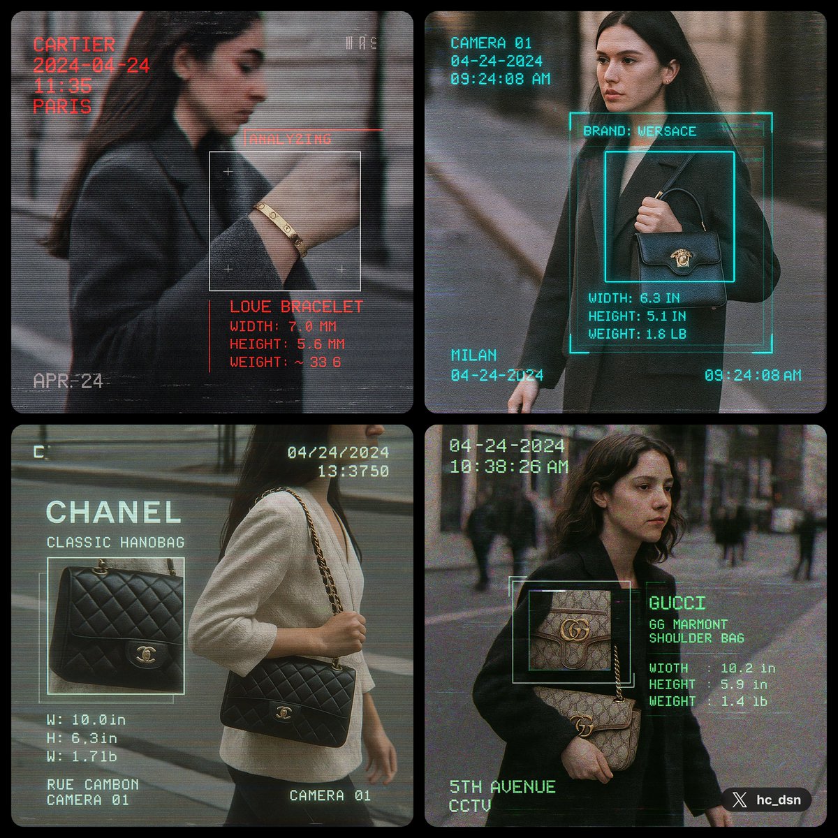 Surveillance-grade fashion insight.