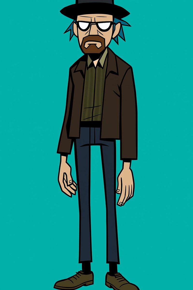 Gorillaz-style character 2