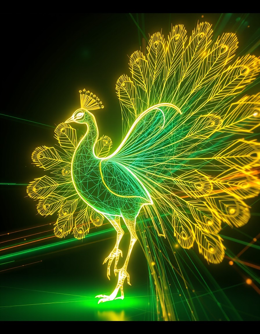 neon wireframe 2