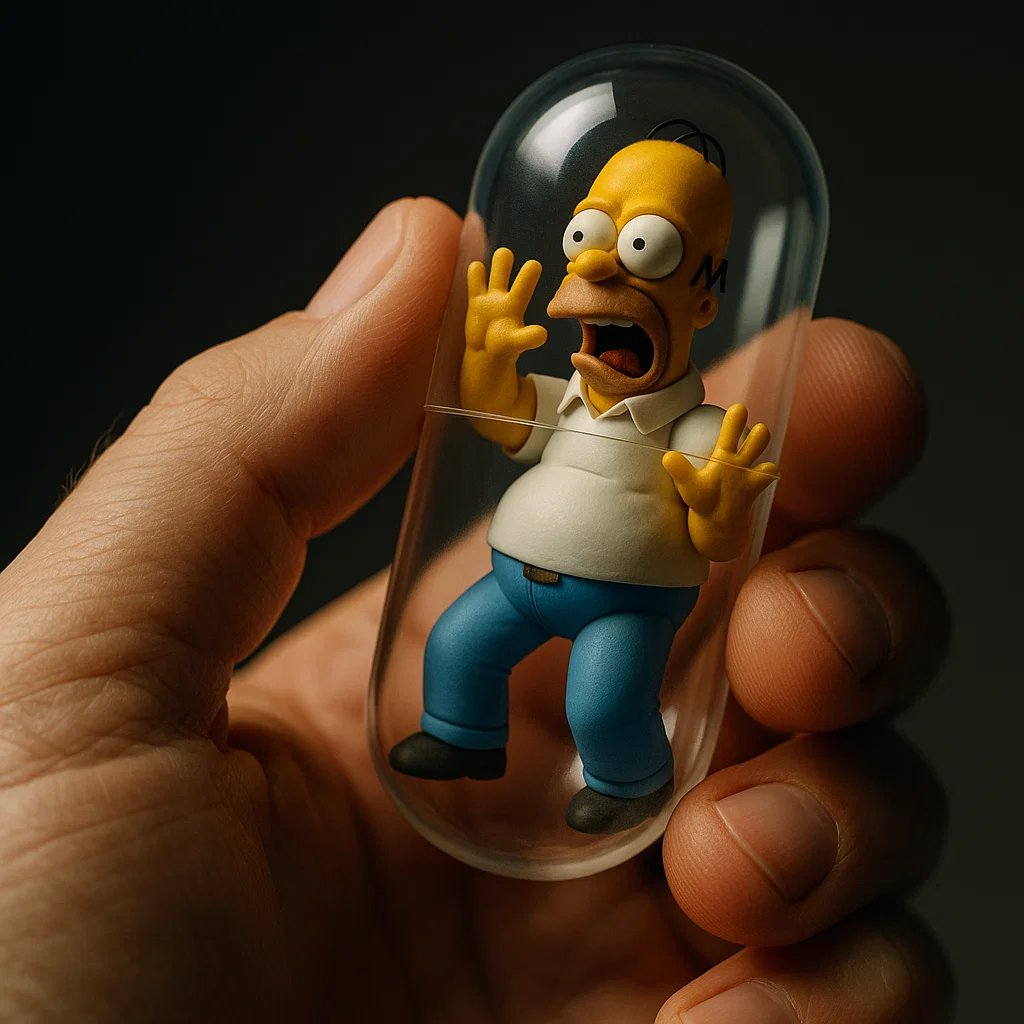 Tiny transparent capsules. 4