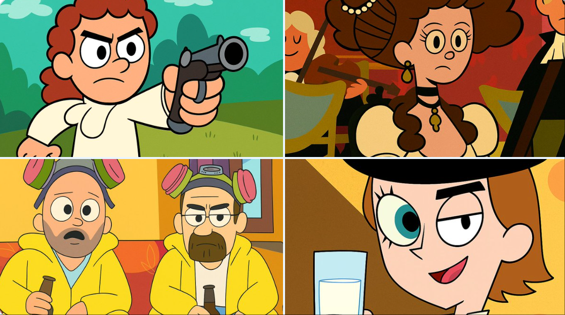 New cartoon style