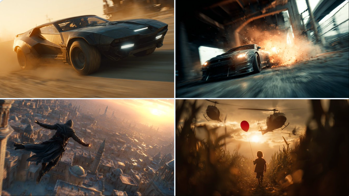 Generate a mood board for a film.