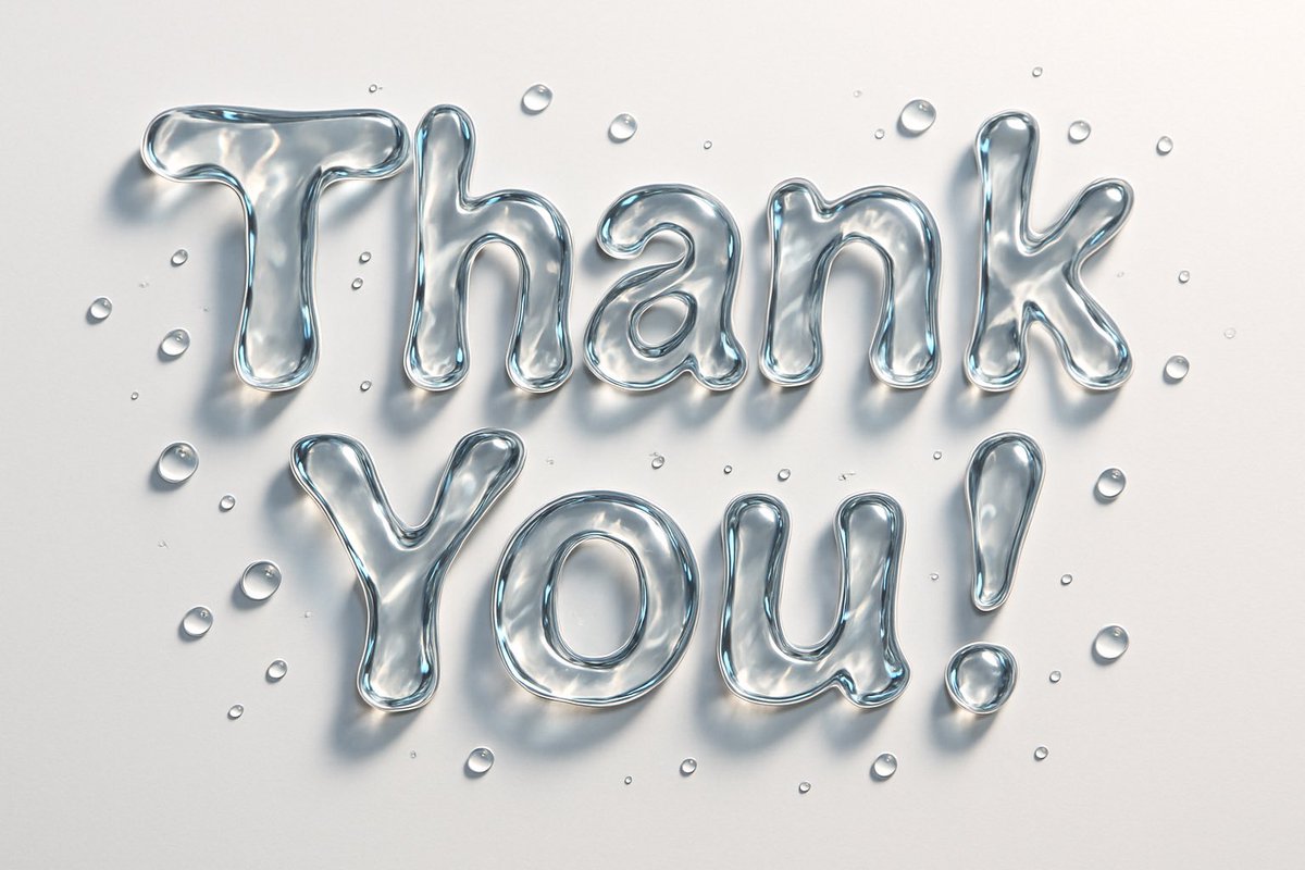 Abstract liquid typography text. 2