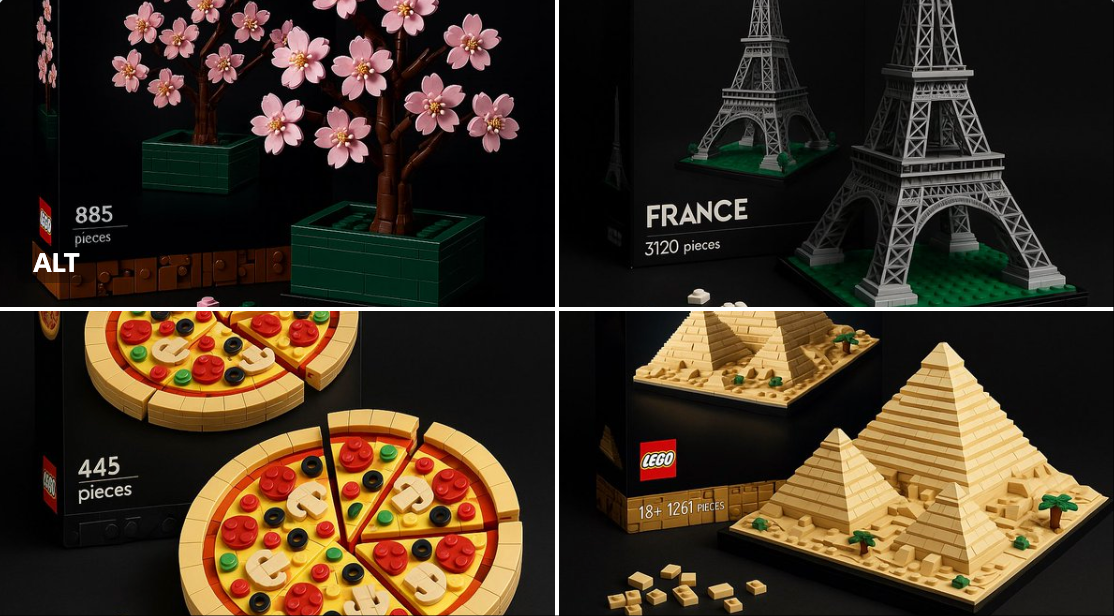 LEGO-style set