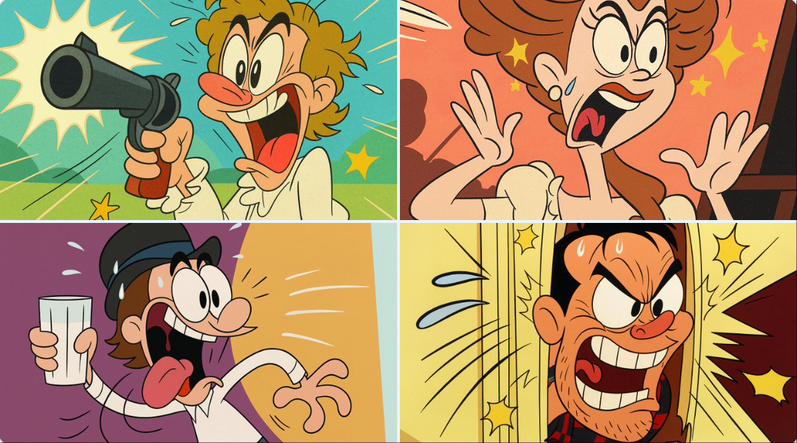 New cartoon style