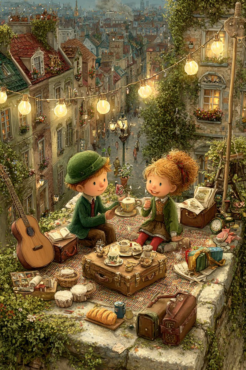 Moonlight Rooftop Tea Party 2