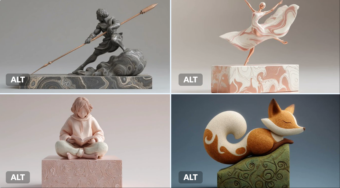 Digital clay sculpture.