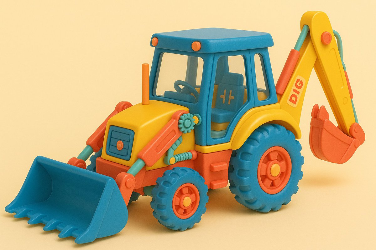 Vintage toys with custom textures. 2
