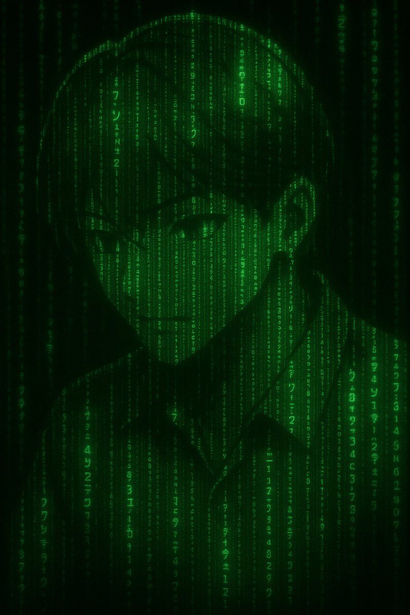 The Matrix's green code. 2
