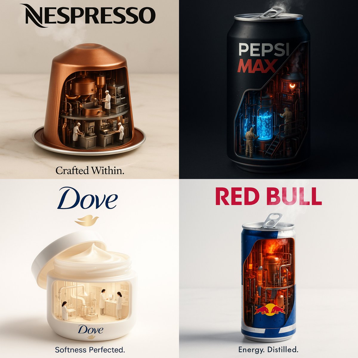 Intra-industry brand advertising.