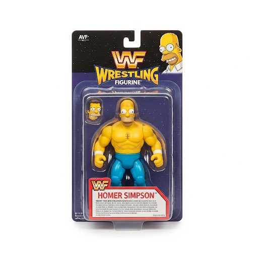 A 90s-style wrestling character. 2