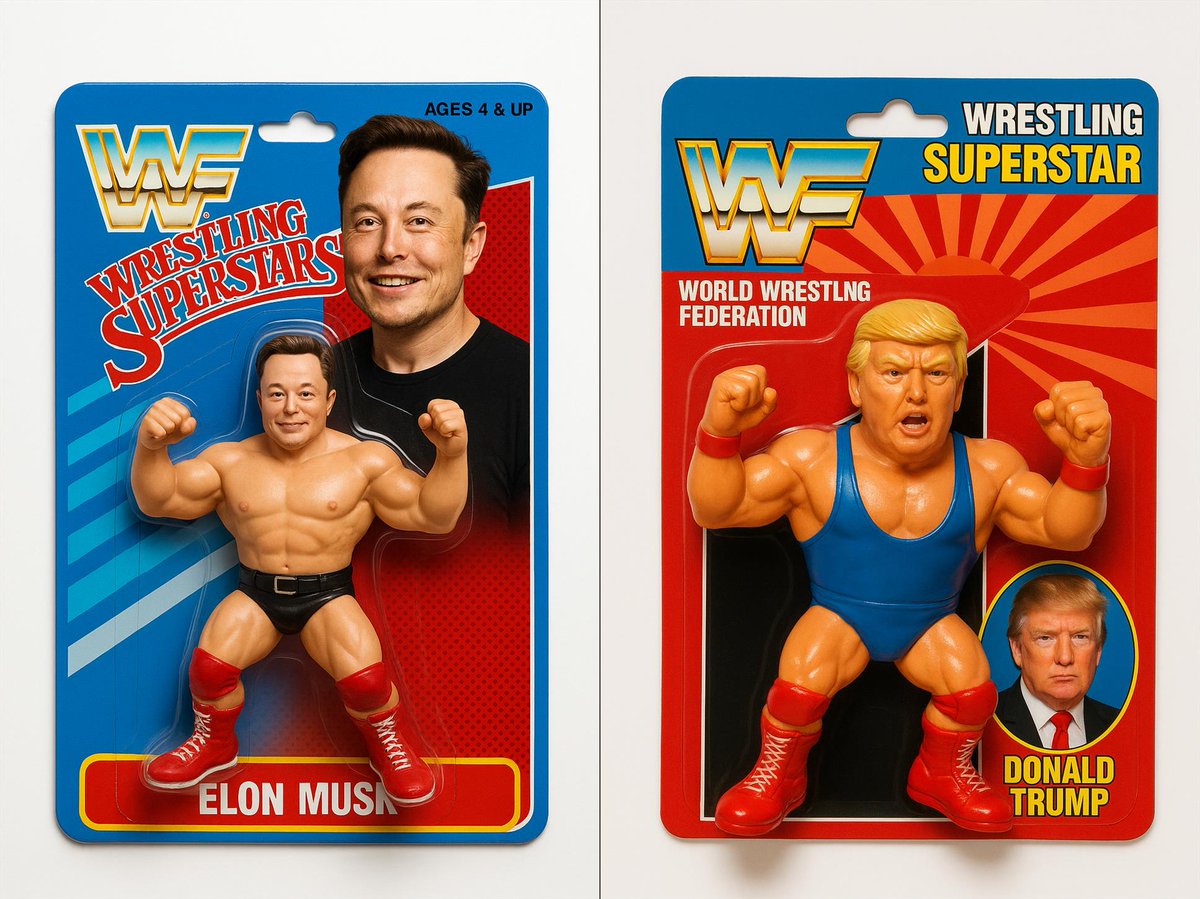 A 90s-style wrestling character.