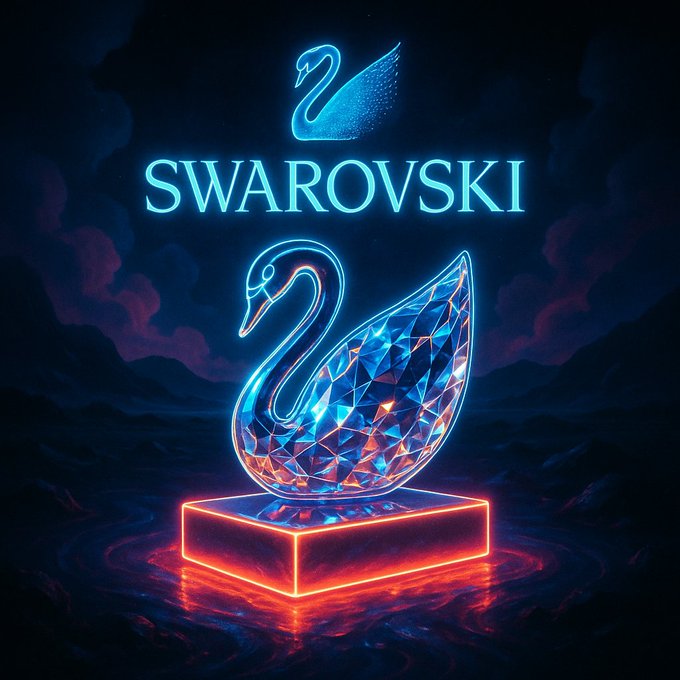 The product becomes a neon-lit dream.