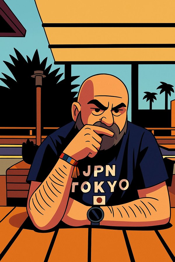 An illustration in the stop-motion style of 1990s American cartoons. 2