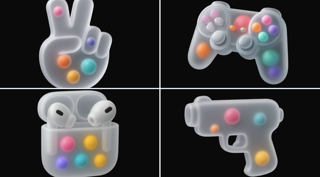 Matte Bubble 3D Icon