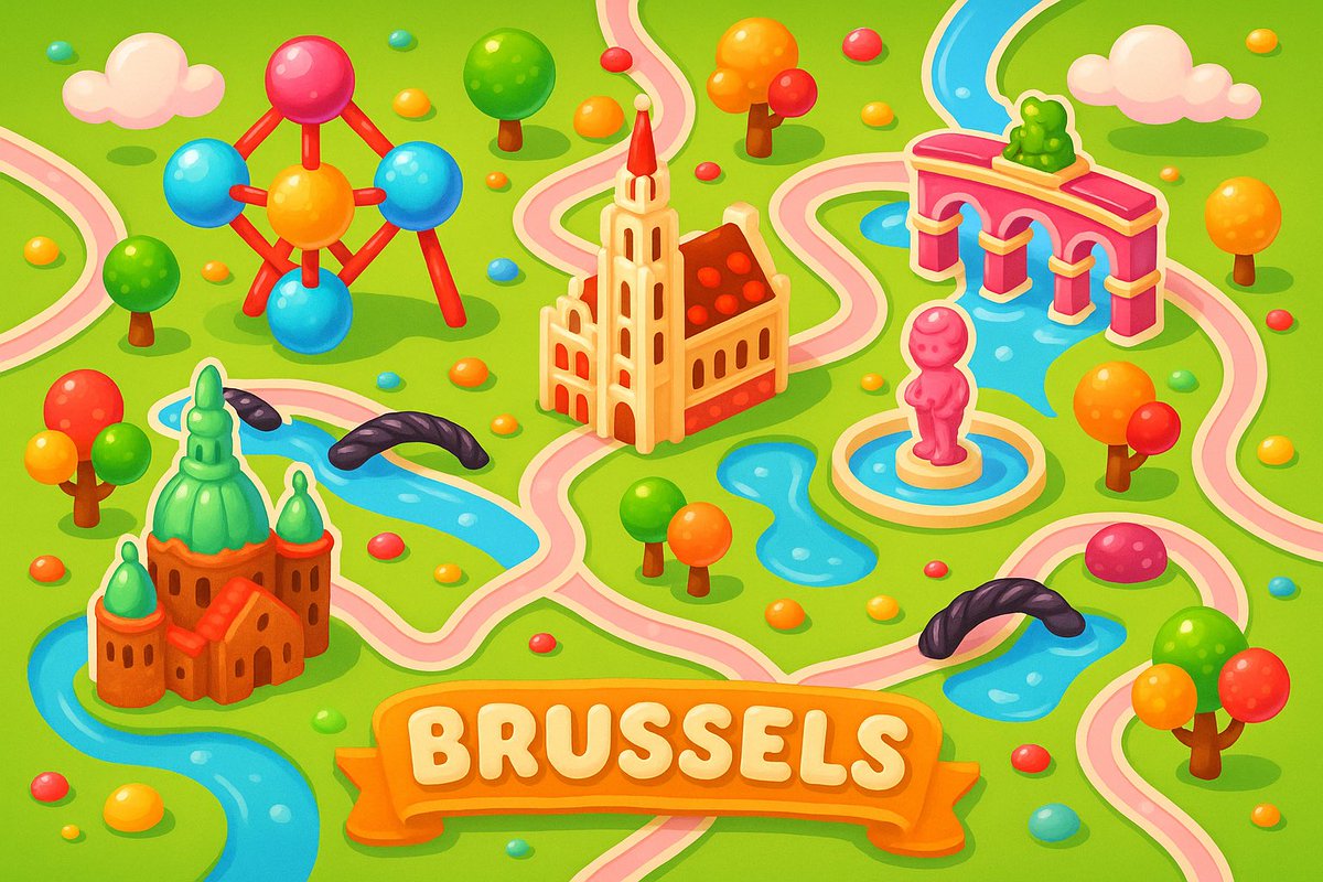 The style of City Candy Crush Saga. 2