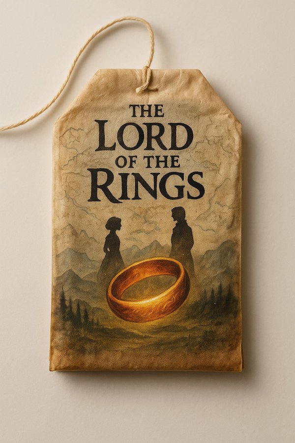 A vintage tea bag. 2