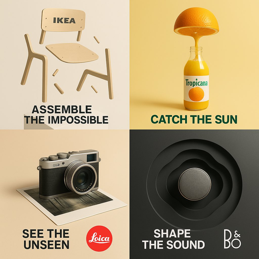 Surrealist Minimalist Concept Advertisement.
