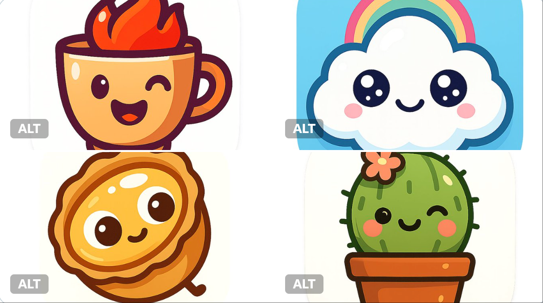 Playful, modern app icon design.