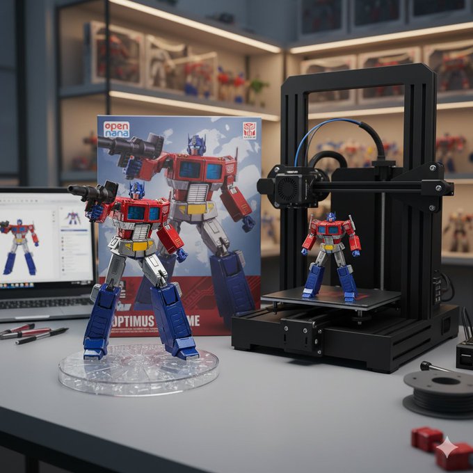 Figurine - Premium packaging tape printer (Optimus Prime)
