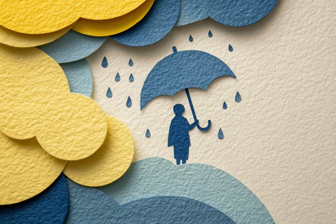 Layered paper-cut illustration. 2