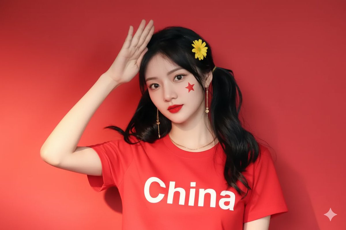 Chinese red selfies.