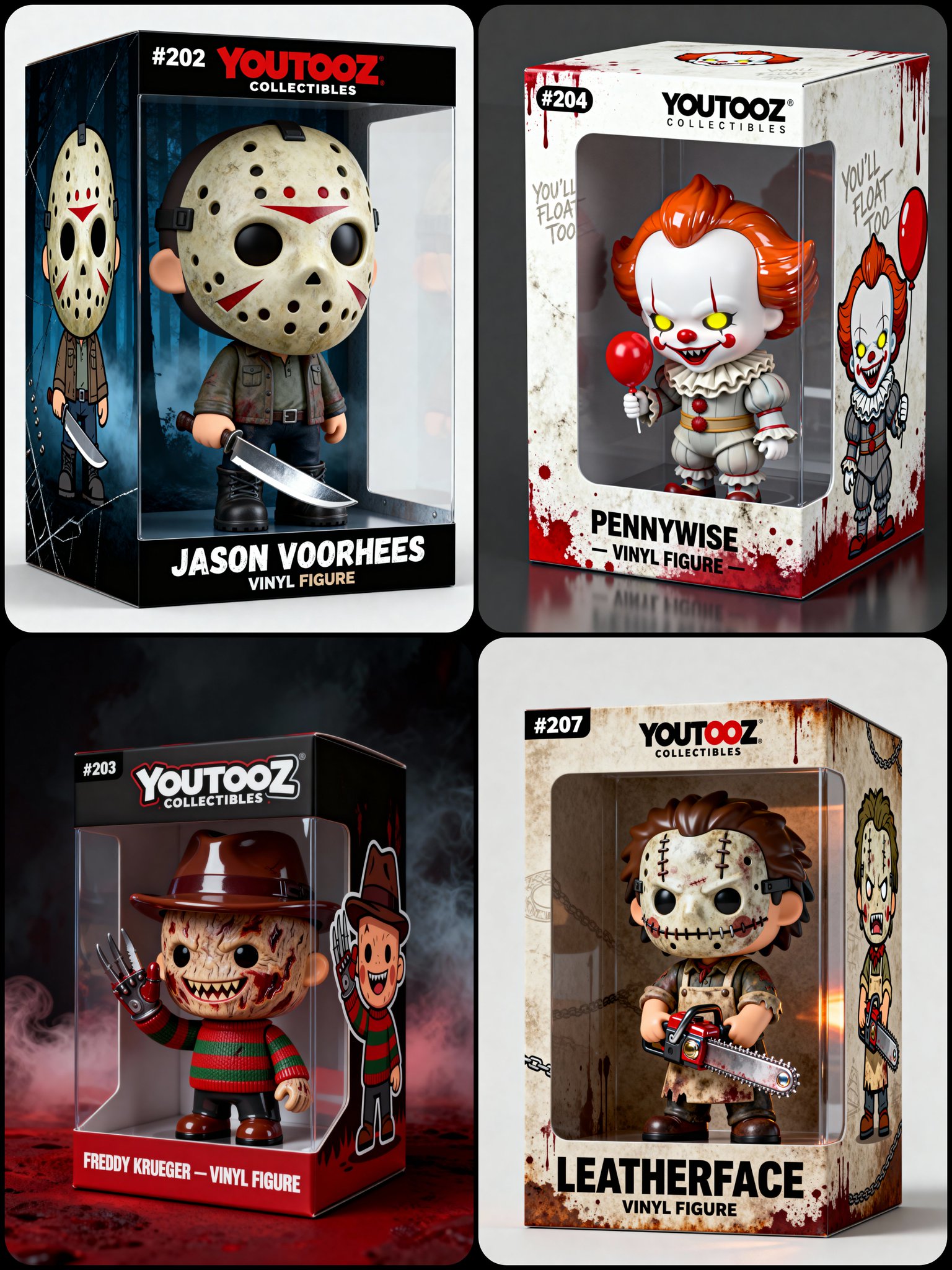 3D chibi-style vinyl collectibles