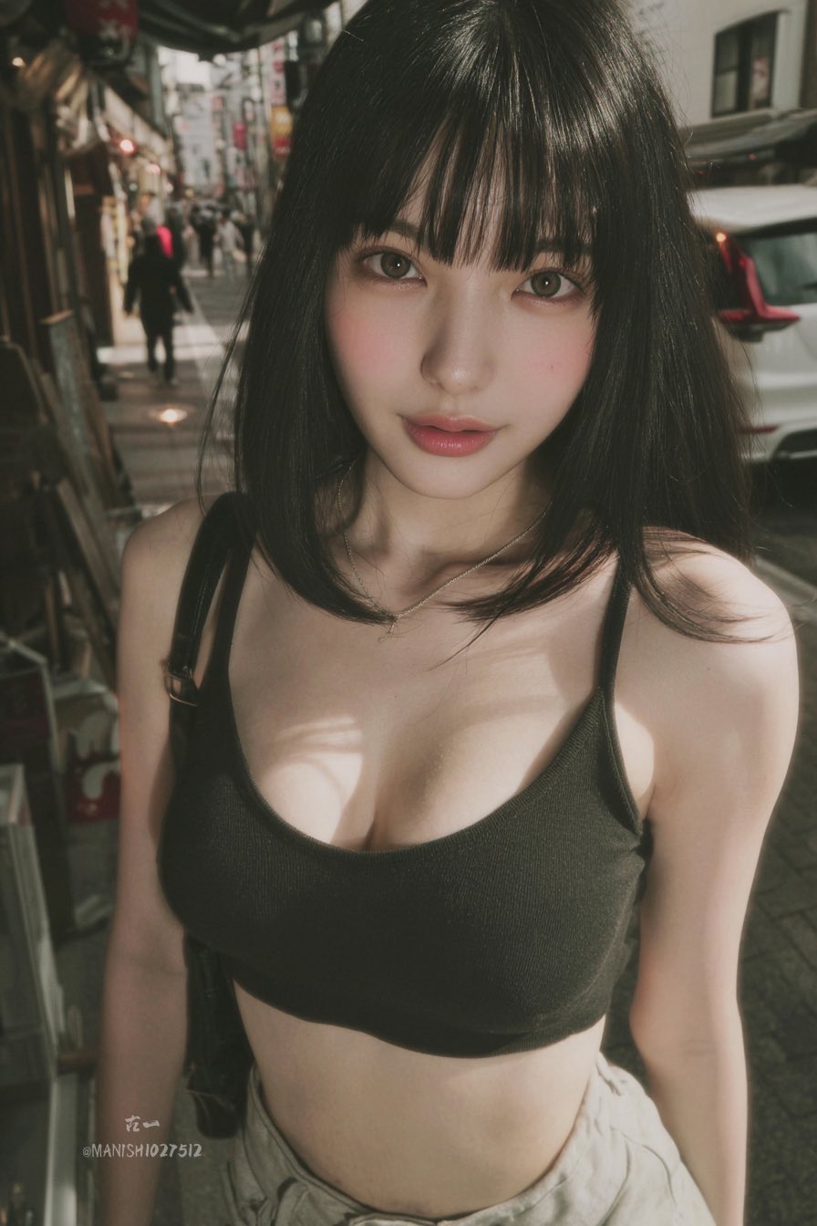 A candid photo of a young woman.