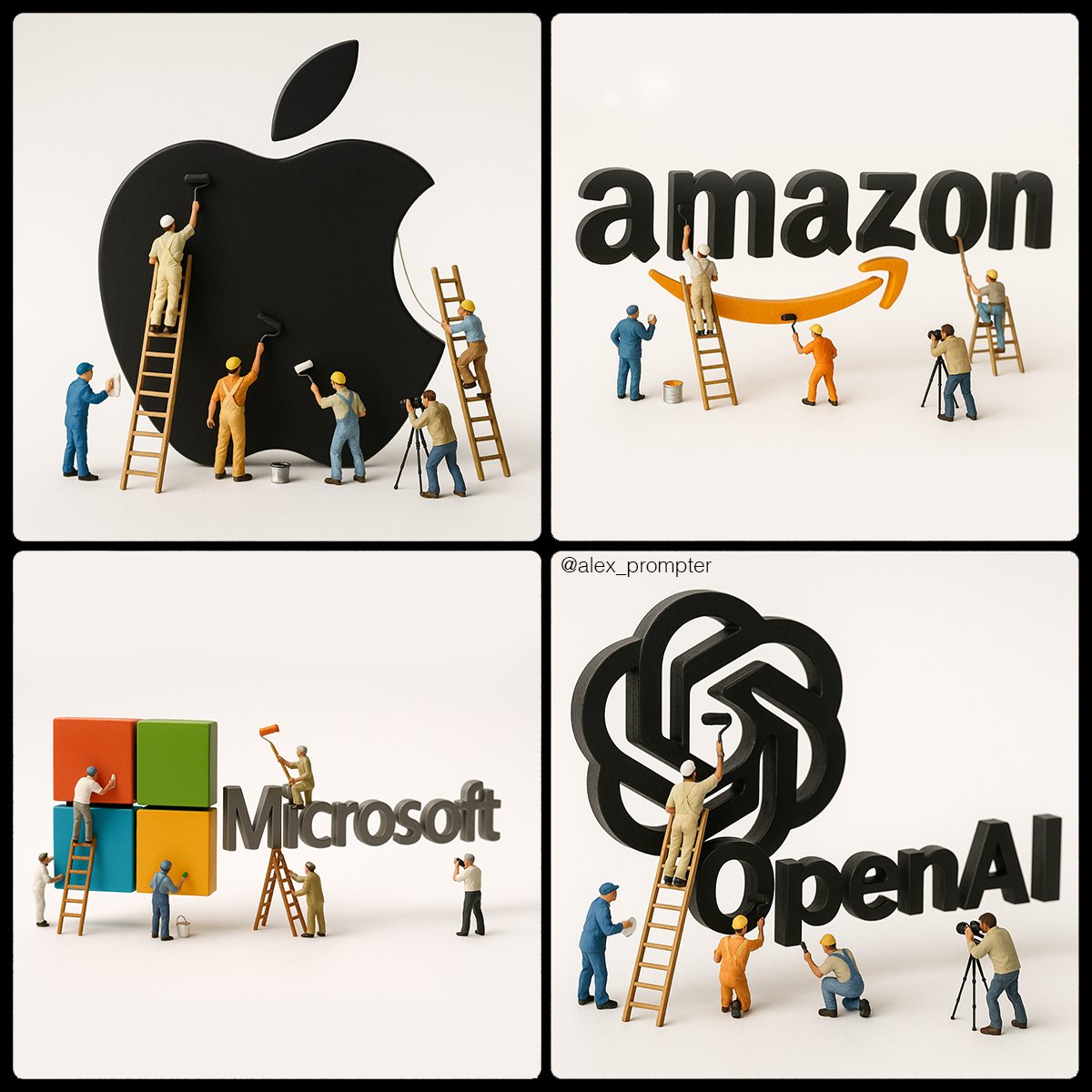 Hyperrealistic macro photography of a logo.