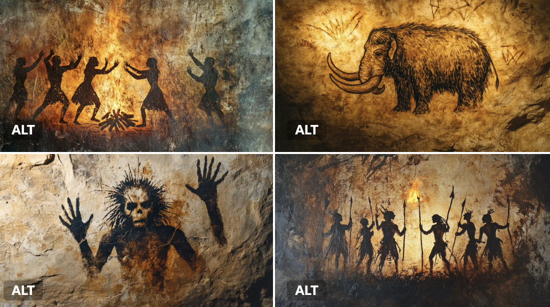 cave wall painting