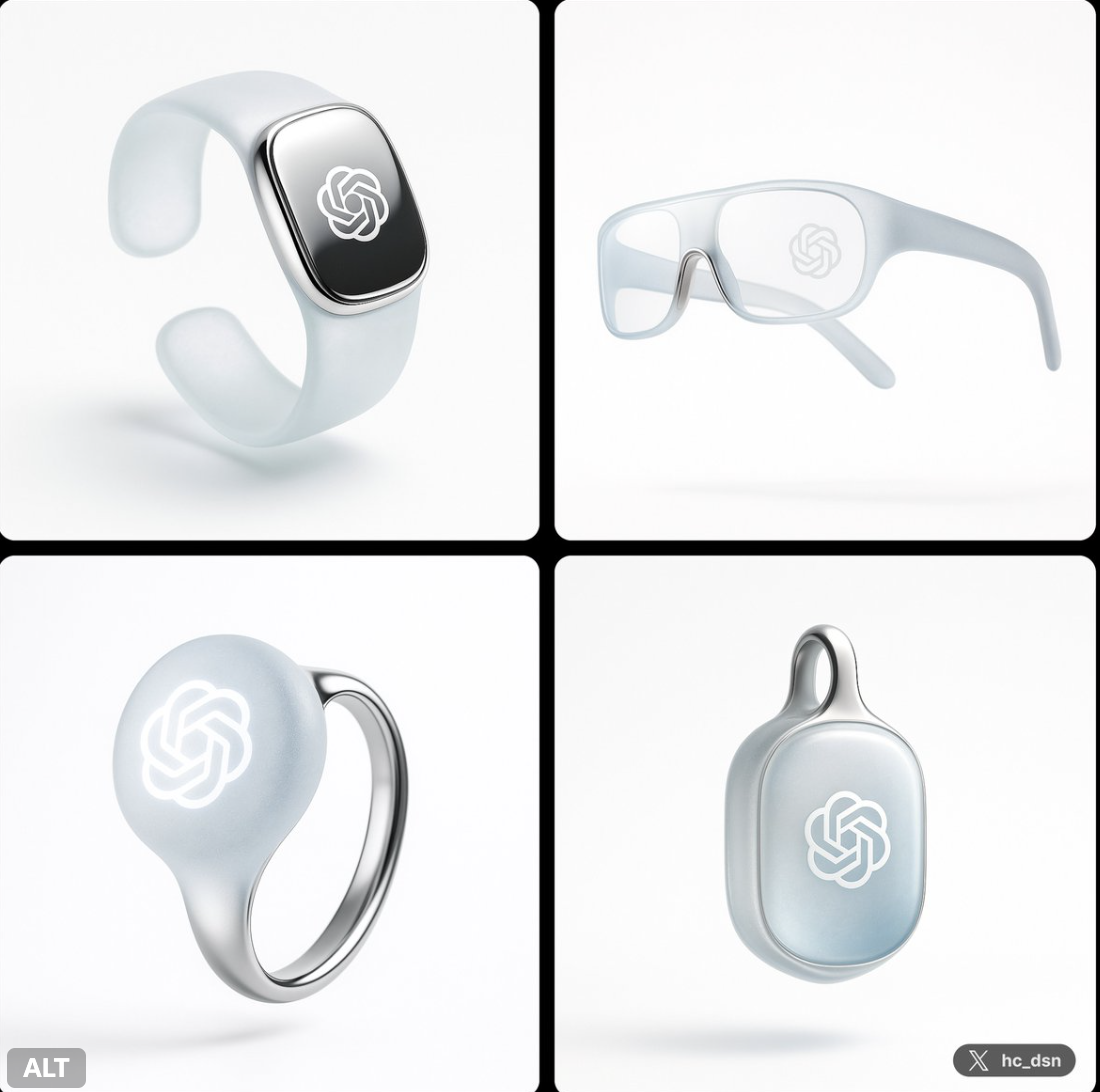 OpenAI's future wearable devices.