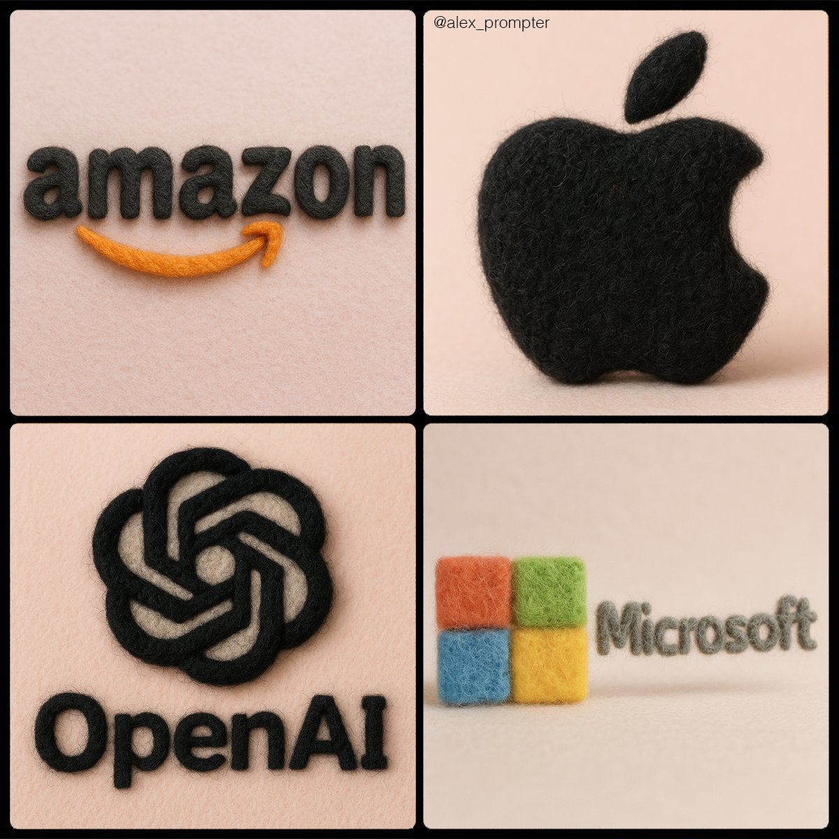 Give your logo a felt texture.