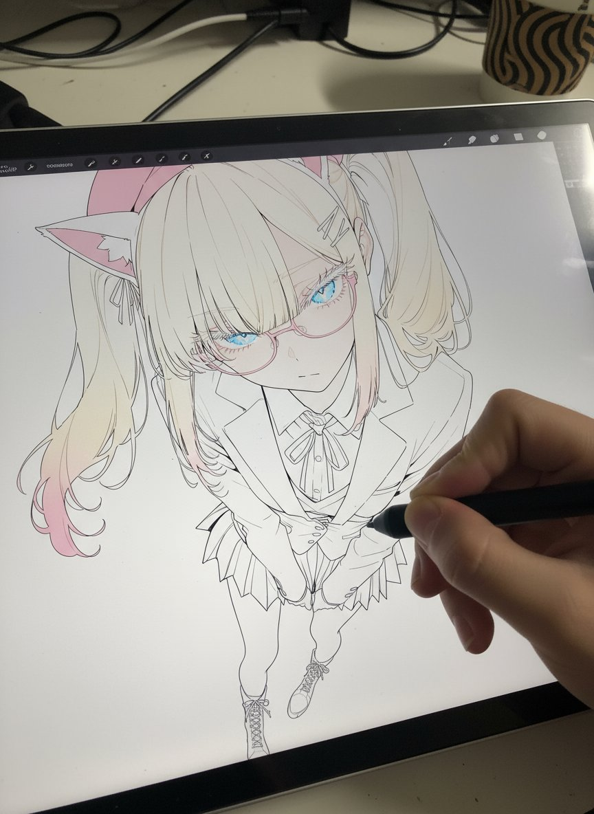 Drawings on a graphics tablet 2
