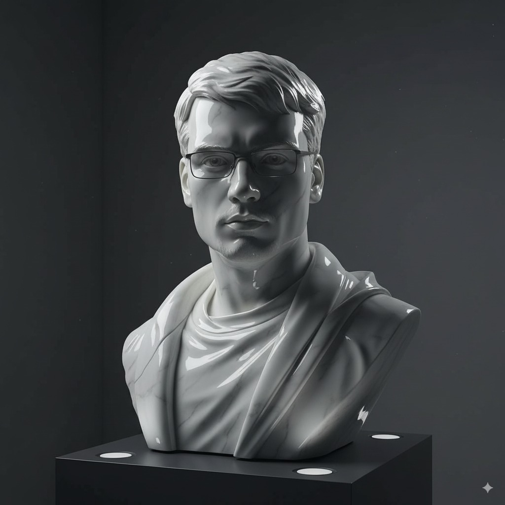 Custom marble sculpture