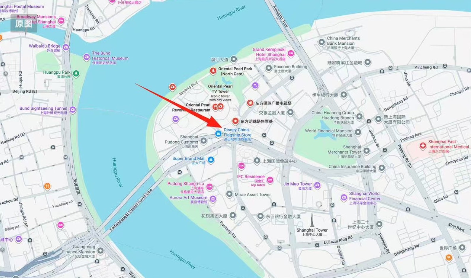 Generate ground-level view images based on map arrows. 3