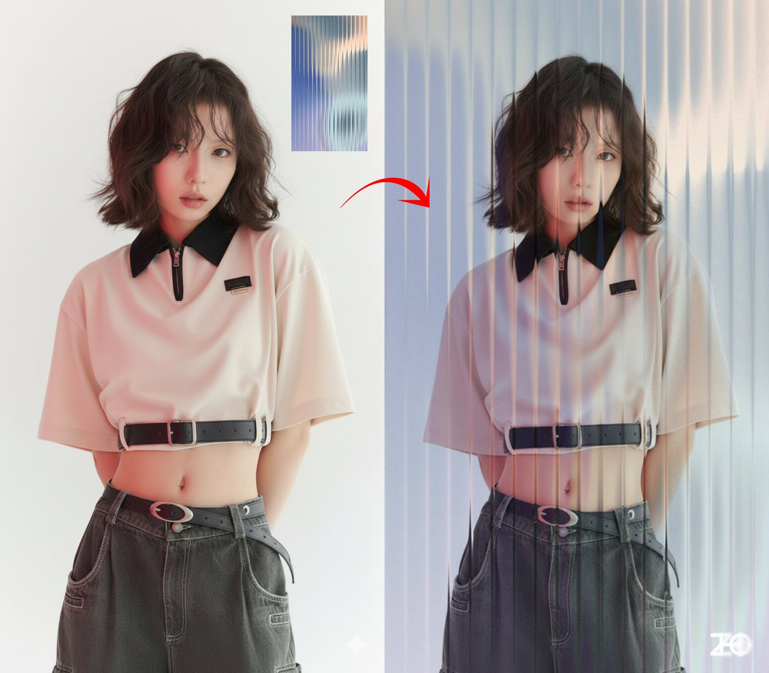 Overlay filter/material