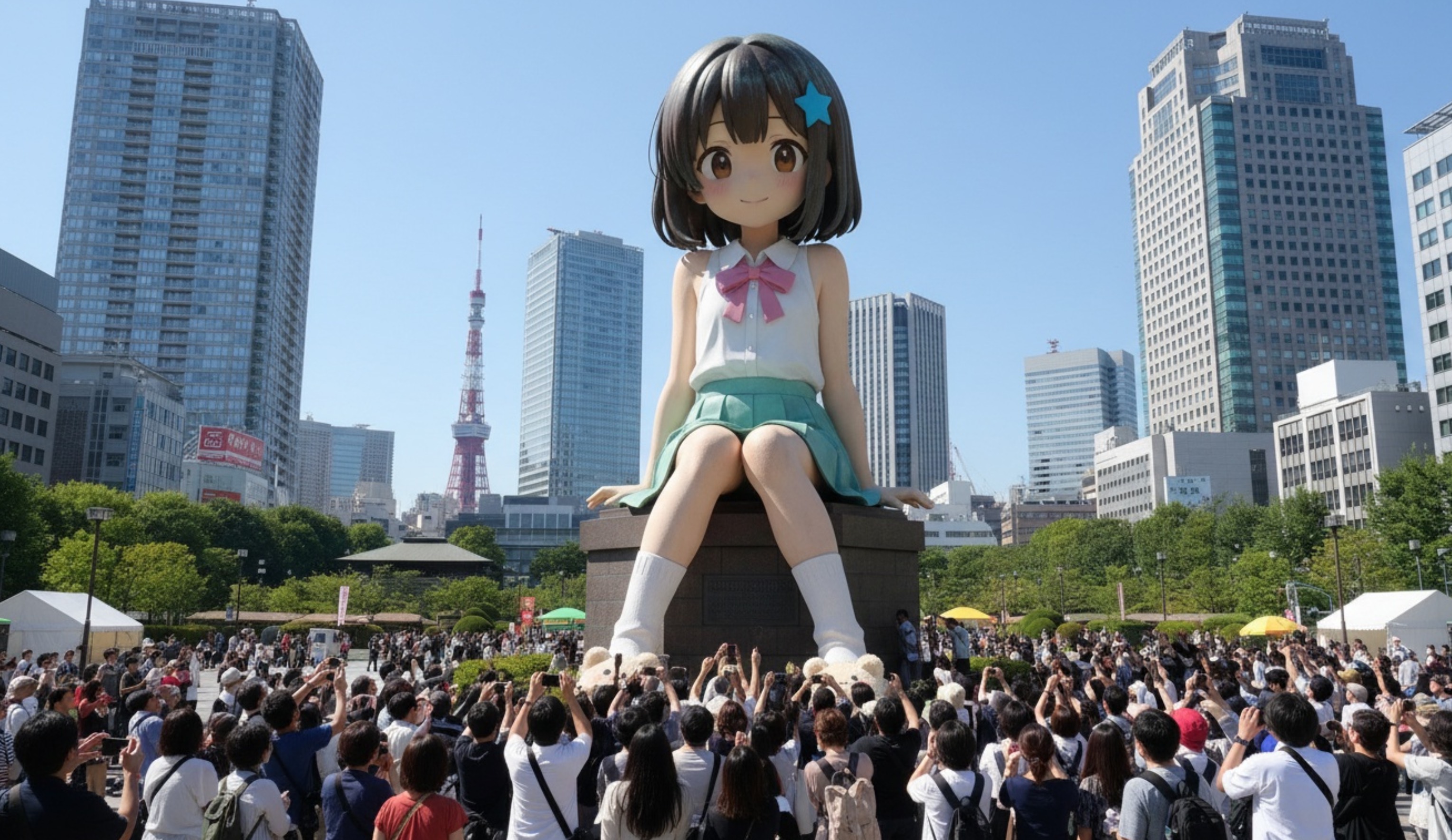 Bringing anime statues into the real world. 2