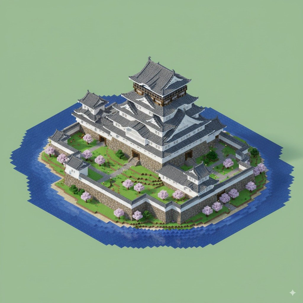 Minecraft-style scene generation 2
