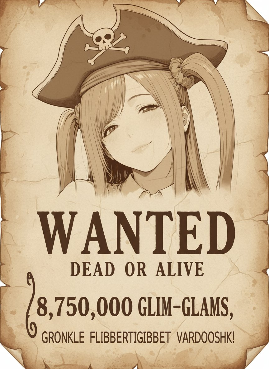 Pirate Wanted Poster 2