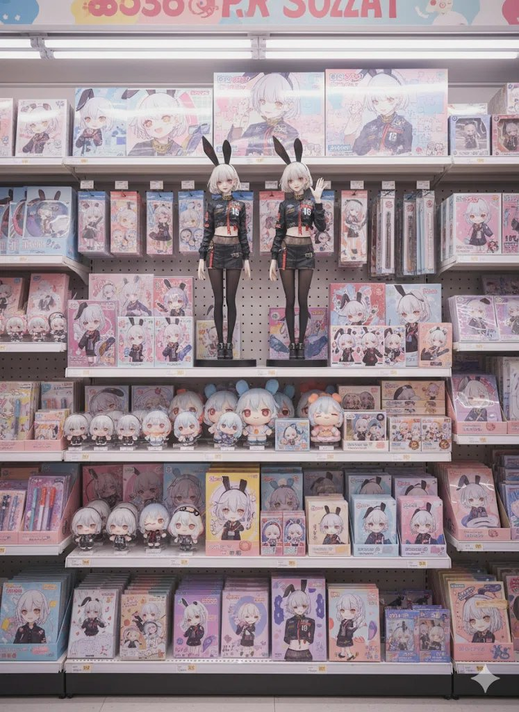Perimeter display shelves 2