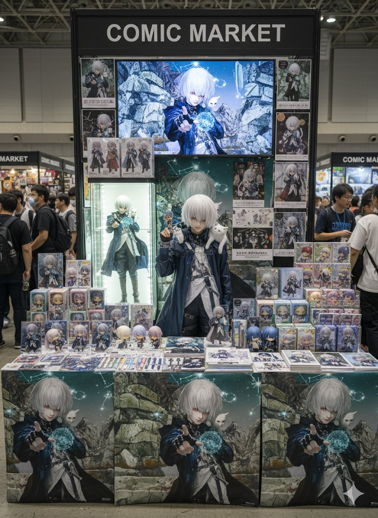 booth at an anime/manga convention 2