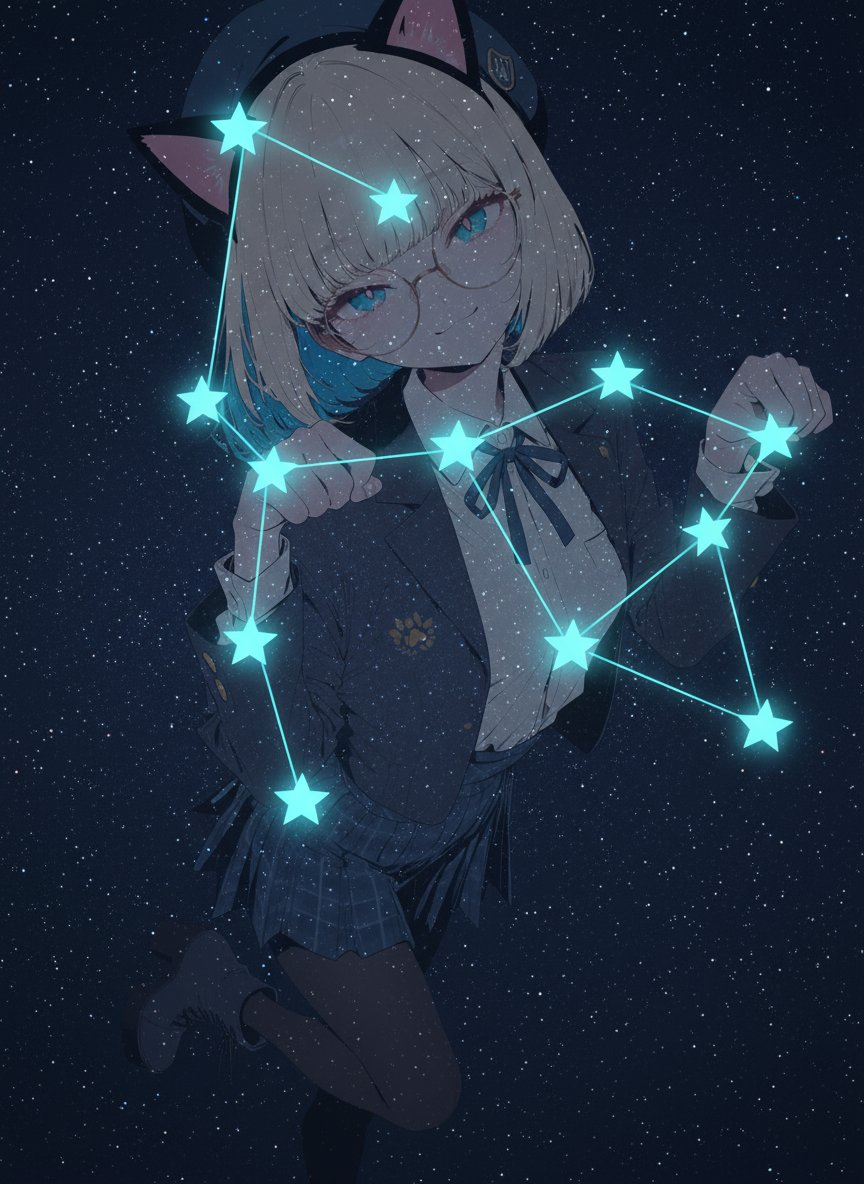 Create a star chart. 2